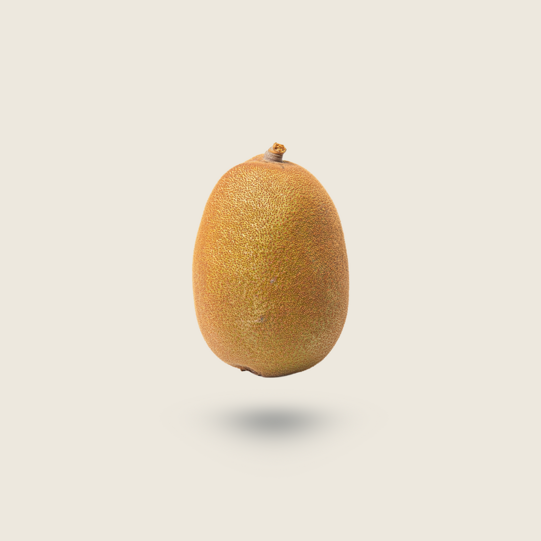 Cupuacu fruit on a beige background