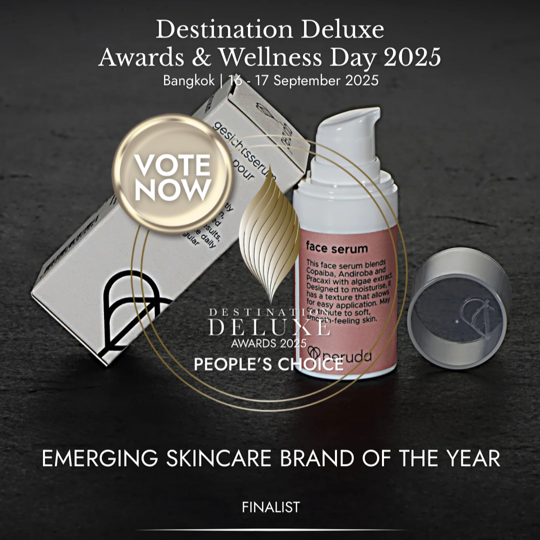 Destination Deluxe Awards & Wellness Day 2025. Emerging Skincare Brand of the Year Finalist. Vote Now.