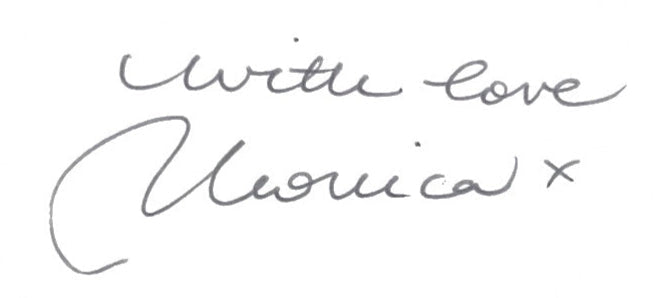 With love, Monica x.